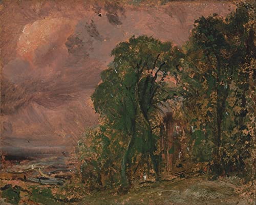 Toile murale abstraite John Constable Stormy Weather impression déco salon 60x90