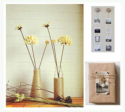 着色された麻ロープ,麻紐,麻紐 カラフル,ジュート ガーデン トワイン,ナチュラルクラフトジュートロープコード,DIYクラフトホーム