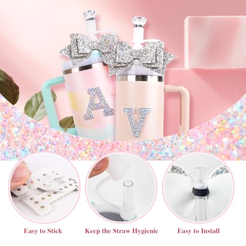 Accesorios de termo 30 oz para personalizar con popote de lazo 5