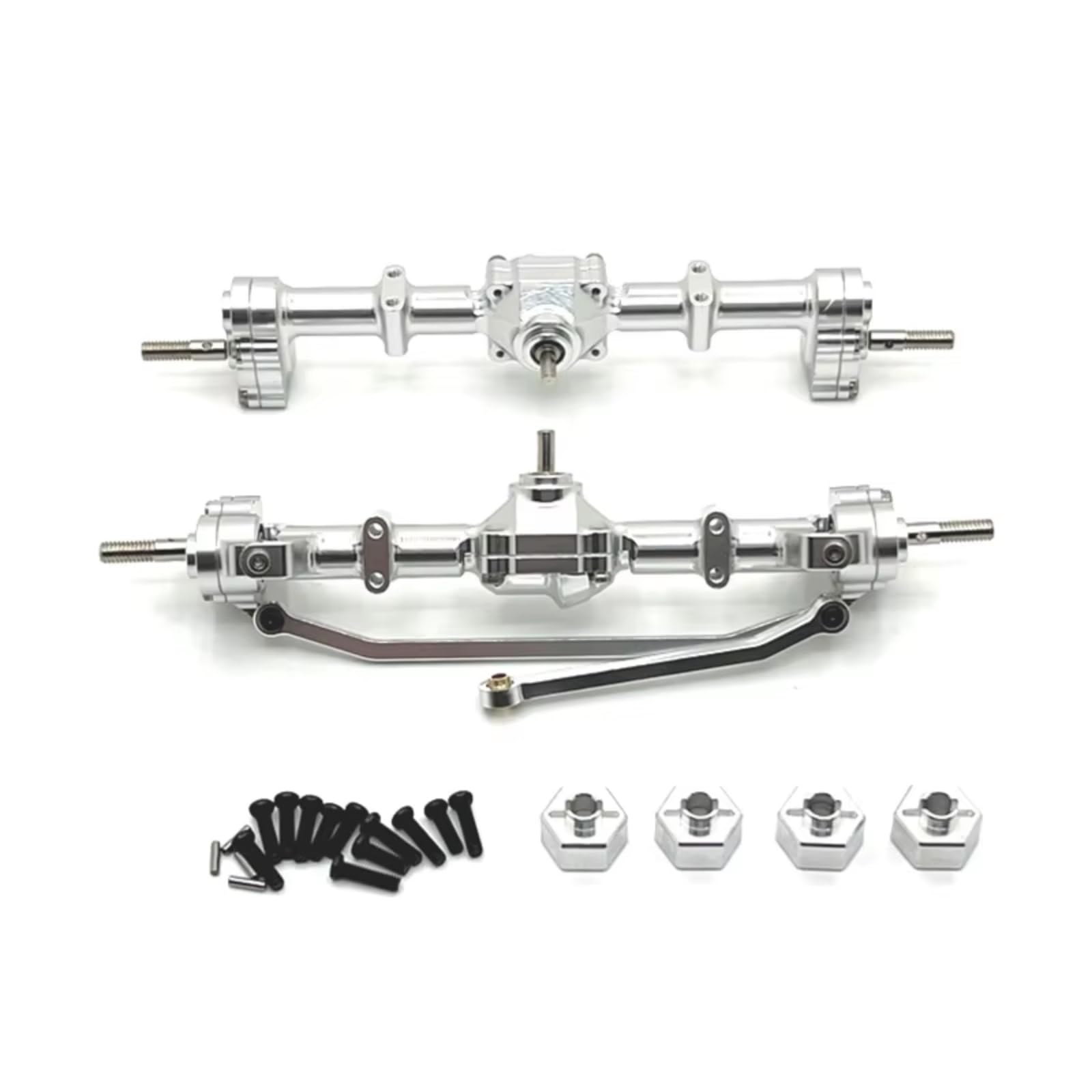 Compatibile Con MN168 1/12 RC Car Upgrade Parts Accessori Di Ricambio Assale Portale Anteriore Posteriore In Metallo Connettore Esagonale Ruota Da 12 Mm Accessori