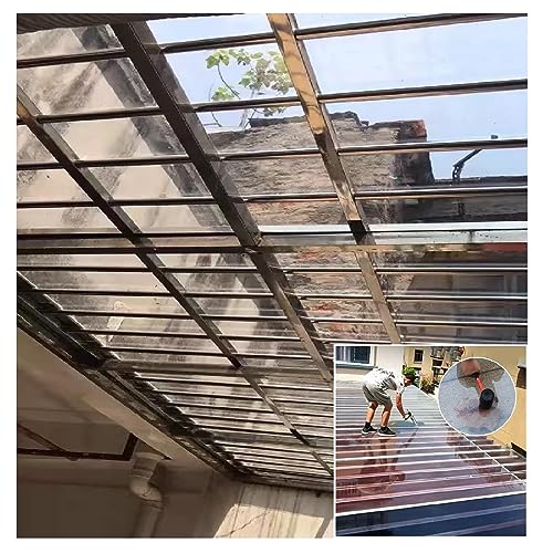 Feuille de plastique polycarbonate 1,2 mm ignifuge pour rénover une toiture