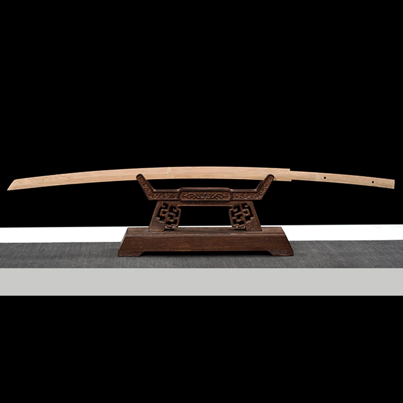Katana Japonesa de bambú,Espada samurái Tradicional de Madera para Entrenamiento,bokken Artesanal para Entrenamiento de Kendo,Regalos,Juegos de rol y Accesorios. 103 cm