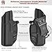 Amberide Sig P365/P365 SAS/P365X IWB Holster,Kydex-Boltaron Inside Waistband Fit Sig P365 Series 9mm,Secure Retention,Quick Draw,0–30° Cant