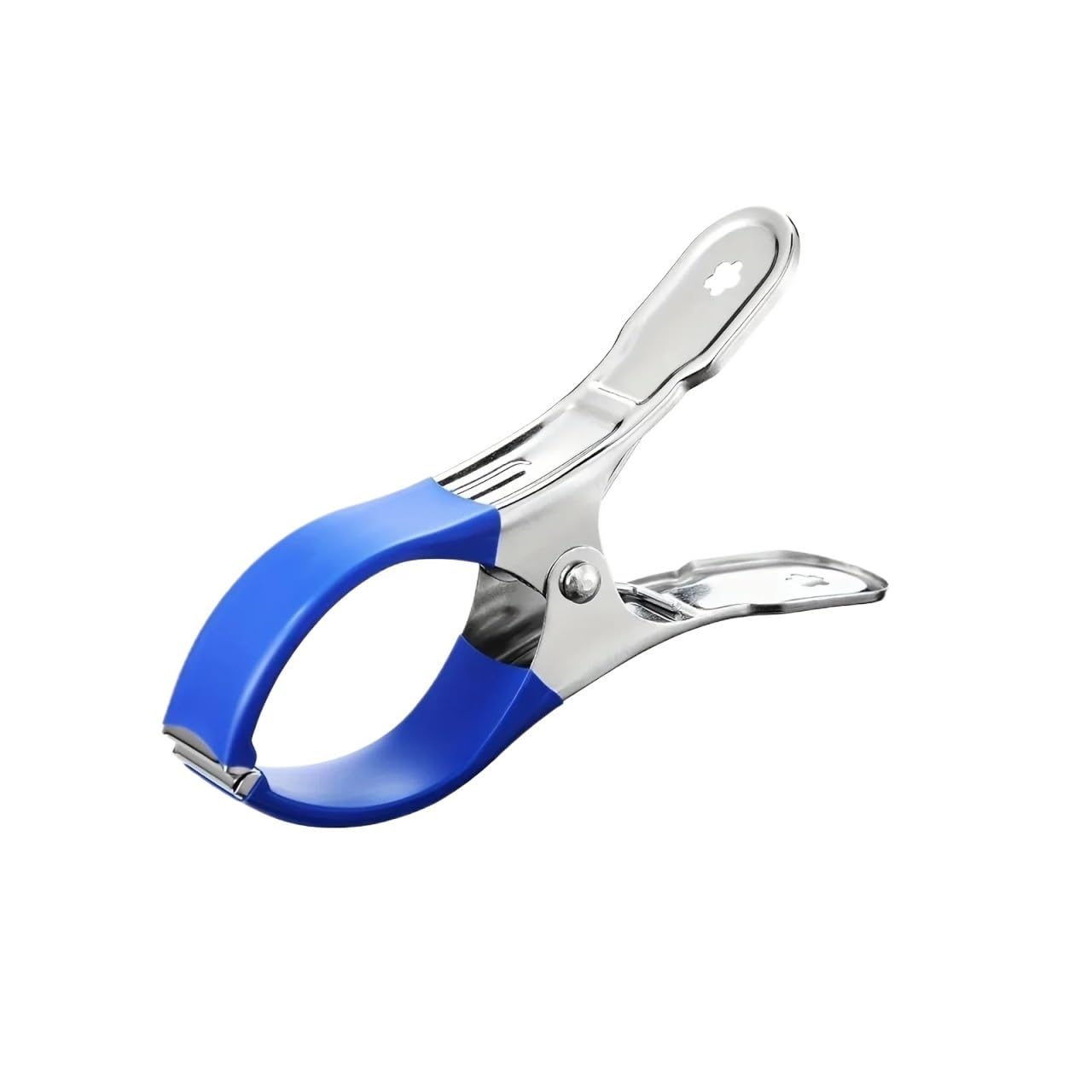 8Pcs Stainless Steel Hanger Clips Plastic Windproof Clothes Pins Spring Clamp Beach Towel Clothespins Quilt Clip Stainless Steel Clothes Peg(Blue)