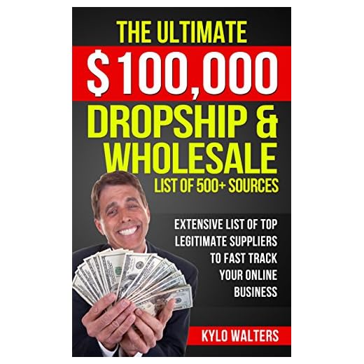 Dropshipping Suppliers: The Ultimate $100,000 Dropship & Wholesale List of 500+ Sources: Extensive List of Top Legitimate Suppliers to Fast Track your Online Business