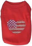 Parisian Pet USA Flag Dog T-Shirt, Small