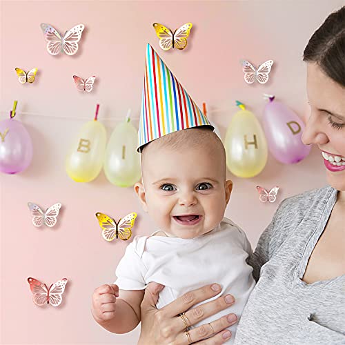 Autocollants muraux 3D papillon pour relooker un mur vide - 6