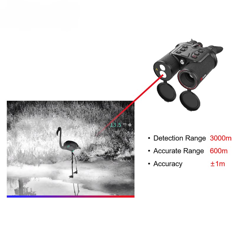 Binoculares térmicos infrarrojos visión nocturna profesional miniatura 6