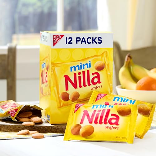 Nilla PDK_00000068323 Wafers Mini Cookies, Vanilla Wafers, 12 Snack Packs thumb #3