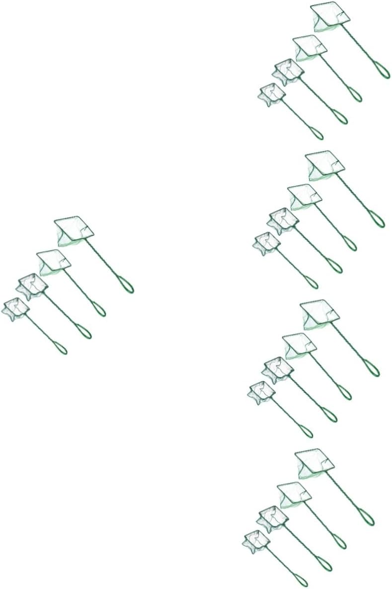 8 Pcs Fishnet Kids Fishing Net Aquarium Turtle Tank Cleaner Tools for Kids Swimming Pool Landing Net