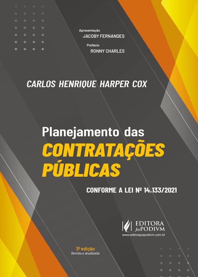 Capa de Planejamento Das Contratações Publicas Conforme A Lei N 14.133/2021 - 3 Edição 2025 Juspodivm