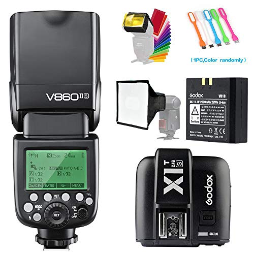 GODOX V860II-S High-Speed Sync GN60 2.4G TTL Li-ion Battery Camera Flash Speedlite Light