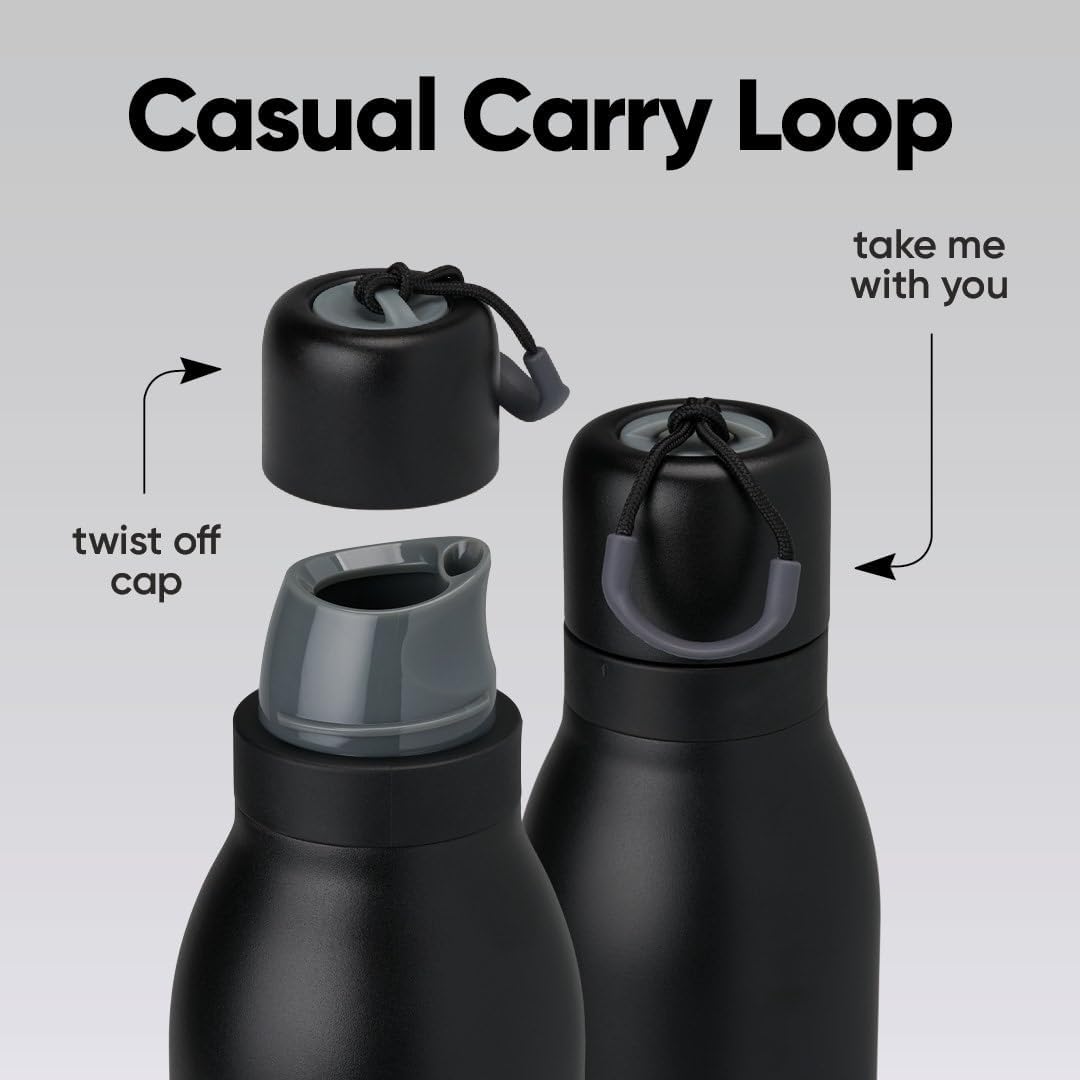 Owala FreeSip Twist Insulated Stainless Steel Water Bottle with Straw for Sports and Travel, BPA-Free, 24-oz, Teen Spirit