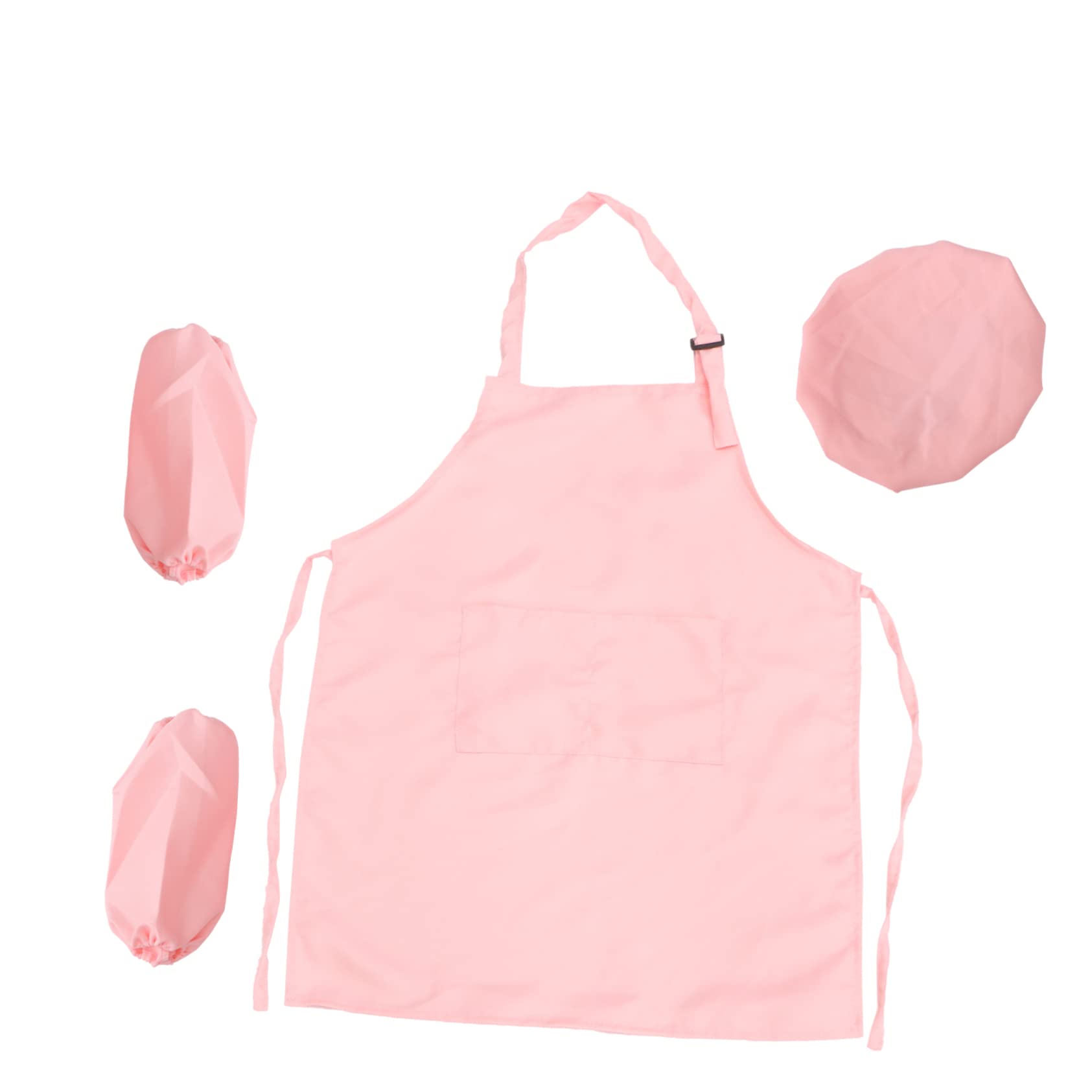 Unomor 3pc Chef Set for Kids Cooking Play with Personalized Chef Hat and Apron