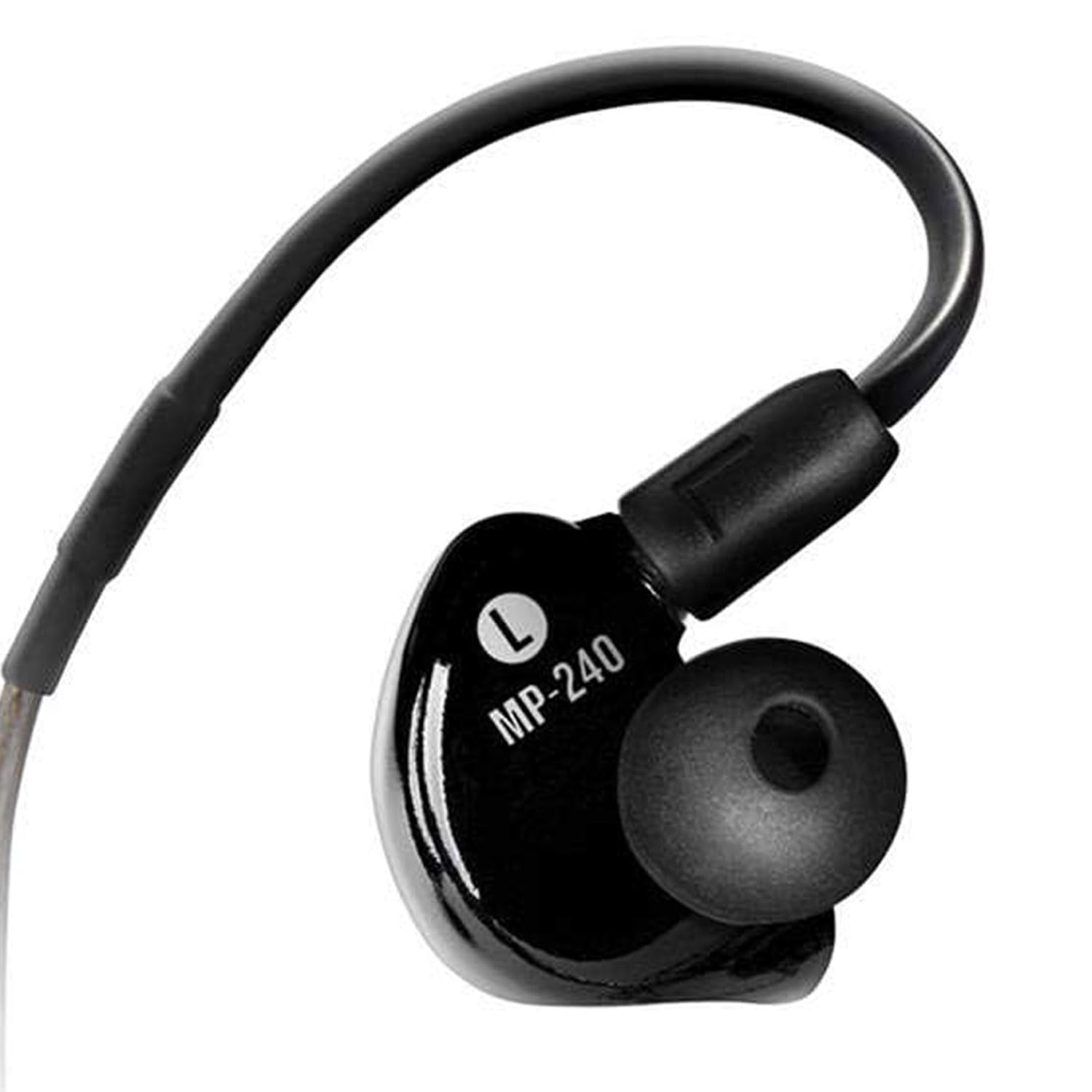 Mackie MP-240 słuchawki douszne z adapterem Bluetooth i chusteczką keepdrum