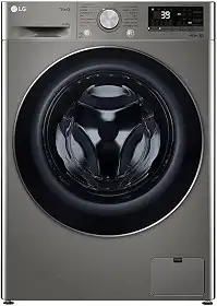 Lava e Seca Smart LG VC2 14kg Inox Look Com Inteligência Artificial AI DD CV9014PC2 110V