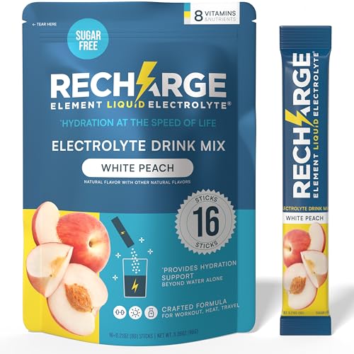 Recharge Element Liquid Electrolyte® Hydration Boost Formula-White Peach Electrolyte Powder