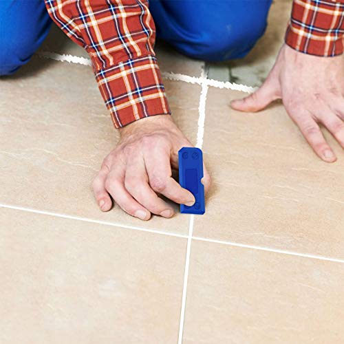 7 in 1 Caulking Tools kit, Caulking Nozzles + Caulk Finisher + Caulk Scrapers + 5 Silicone Pads + Tape + Small Nozzle +Brush，Stainless Steel Sealant Caulking Tool set for Kitchen Bathroom Window - Thumbnail 5