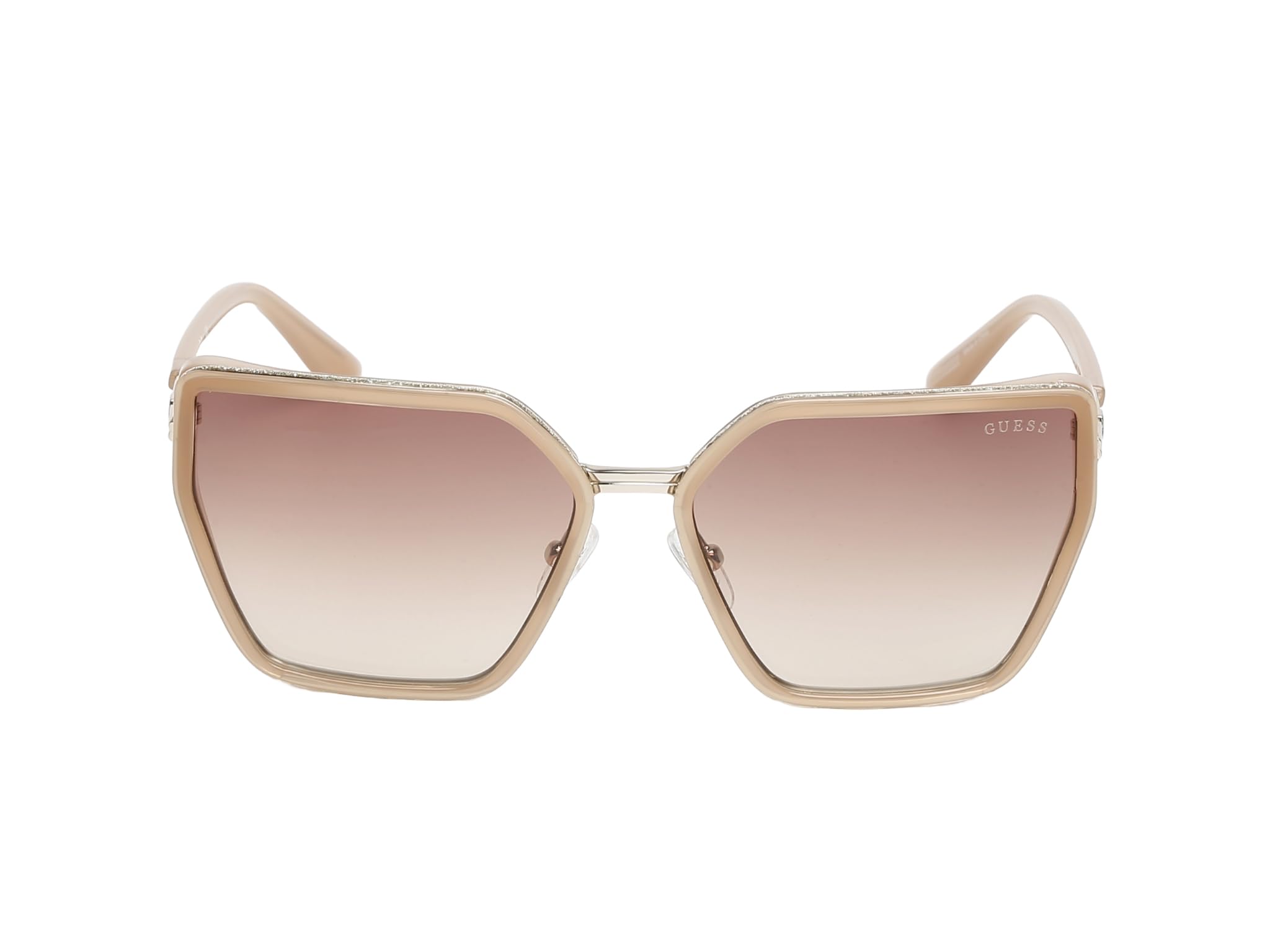 GUESS Gafas de sol inyectadas redondas para mujer