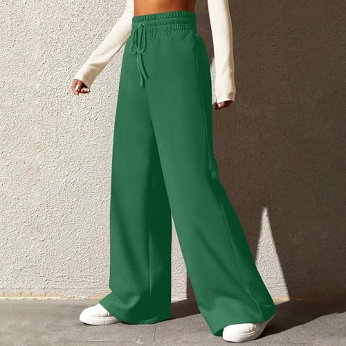 Wide Leg Sweatpants for Women Baggy Comfy High Waisted Sweat Pants Casual Cozy Active Joggers with Pockets3