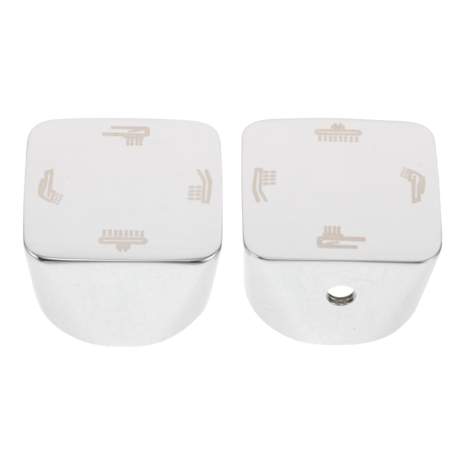 2 Pezzi Maniglia Deviatore Doccia a 4 Velocità in Metallo, Ricambio Manopola Selettore per Rubinetto Doccia, Set per Sostituzione Accessori Bagno Moderno