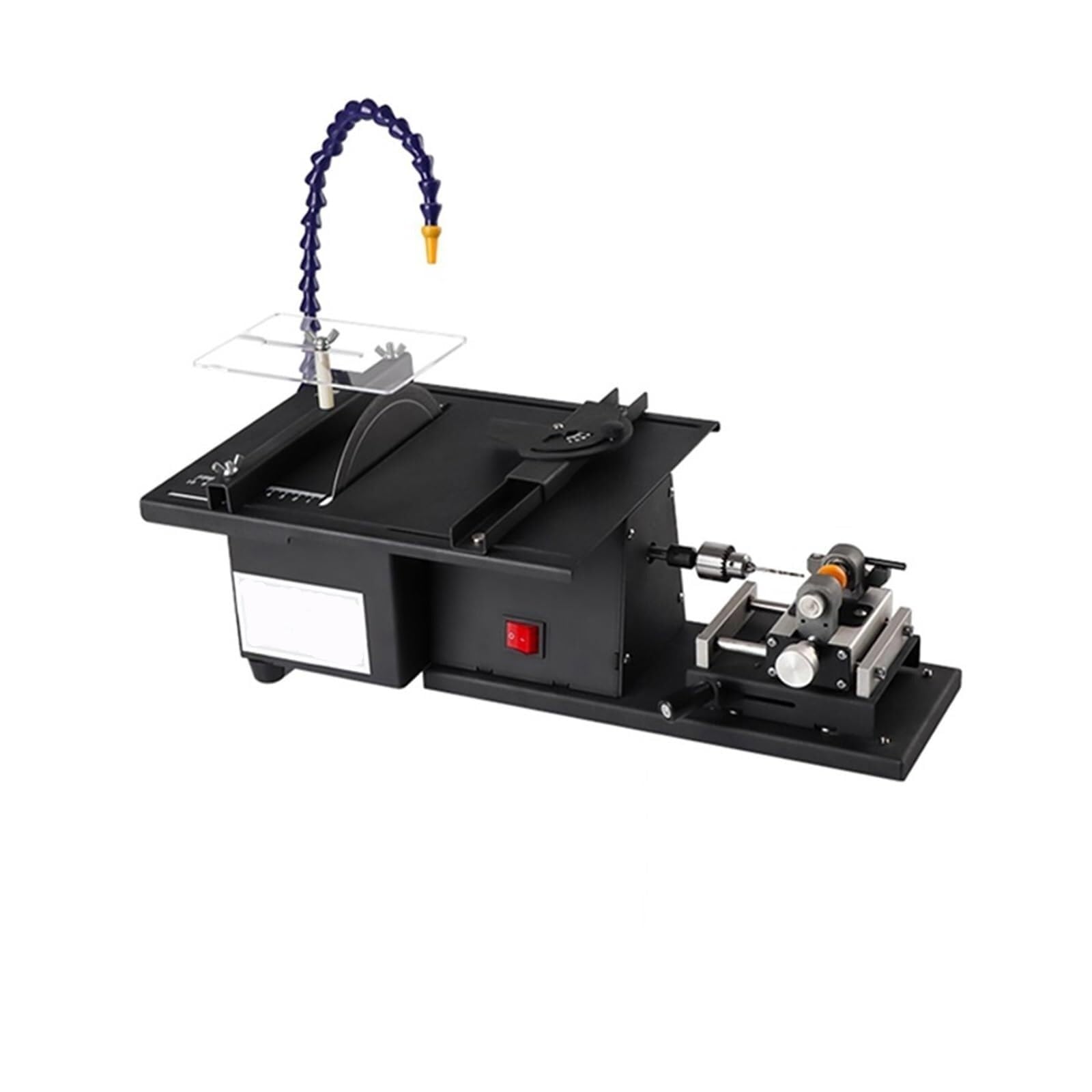 Poahncu One Color 1850W Multifunctional Jade Grinding And Cutting Integrated Machine, Small Table Grinder, Carving