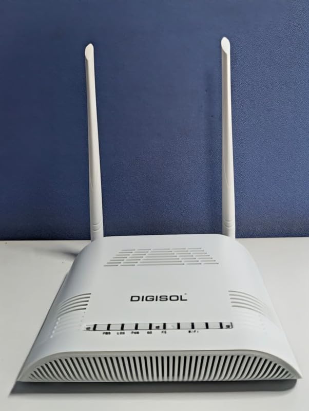 Image of Digisol XPON 300 Mbps Single Band ONU /ONT Router - Without Telephone Port, Dual Antenna, Compact Design for Fiber Connectivity(3 Year Warrenty)