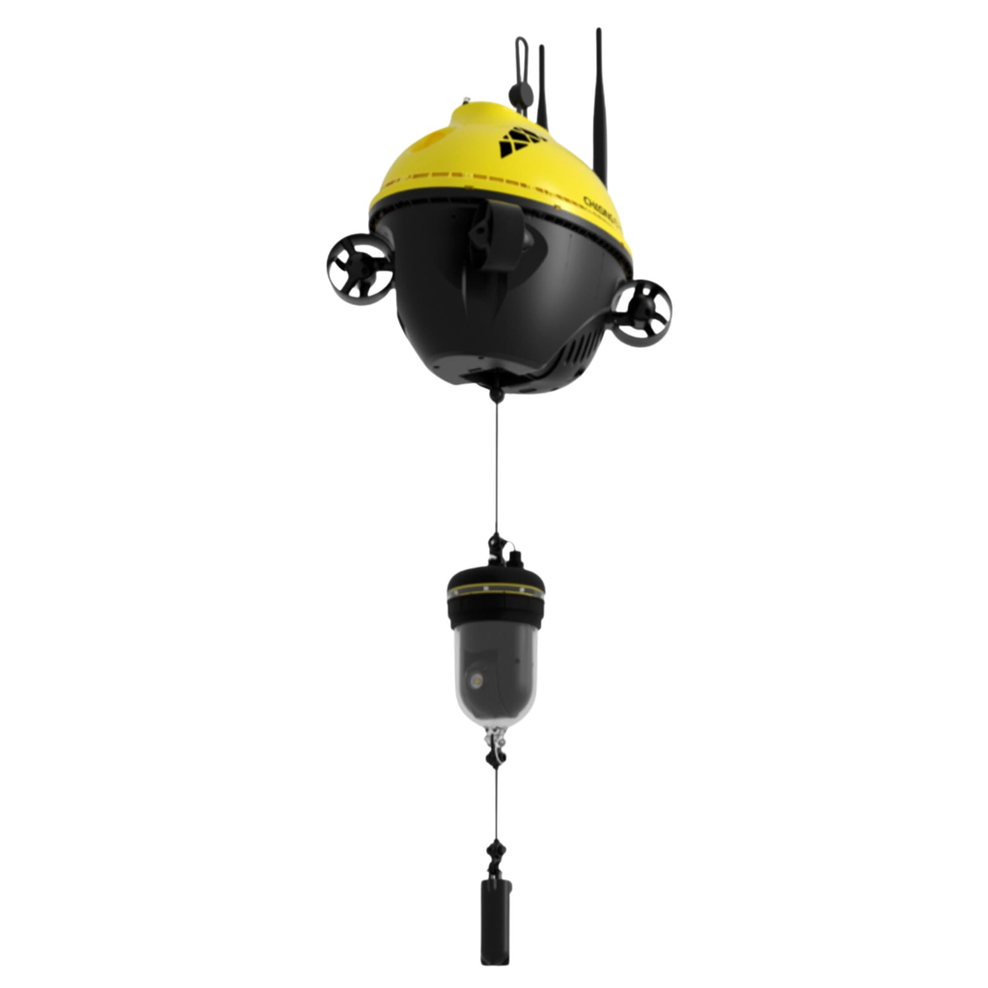 Chasing F1 Pro Fish Finder Drone submarino | Cámara de pesca giratoria subacuática, amarillo