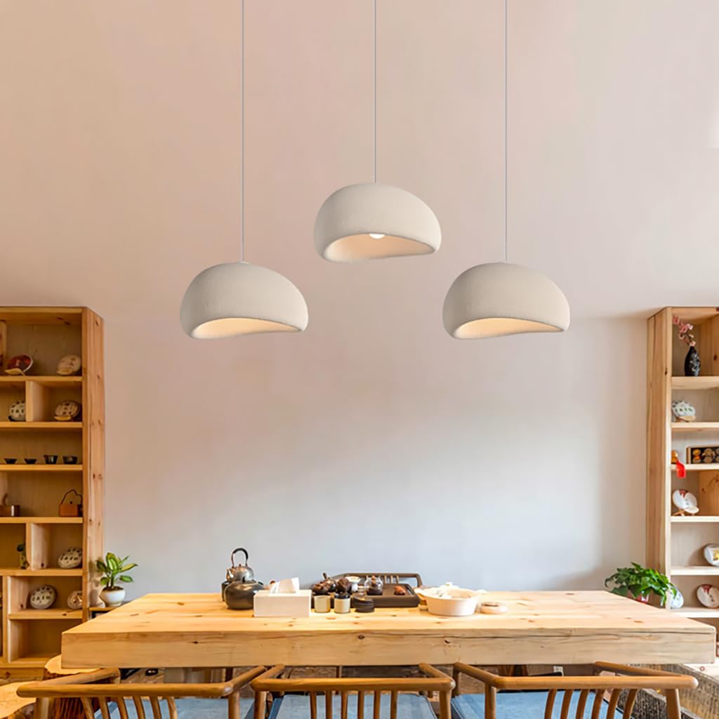 Wabi-Sabi Hängelampe Moderne Restaurant Kronleuchter Unregelmäßiges Design Höhenverstellbar Geeignet Für Wohnzimmer Studienzimmer Schlafzimmer Esstische Pendelleuchten(Blaiken Brown-B)