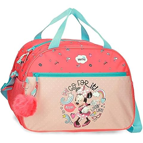 Bolsa de Viaje Disney Minnie Lovin Life Multicolor 40x28x22 cms Cover