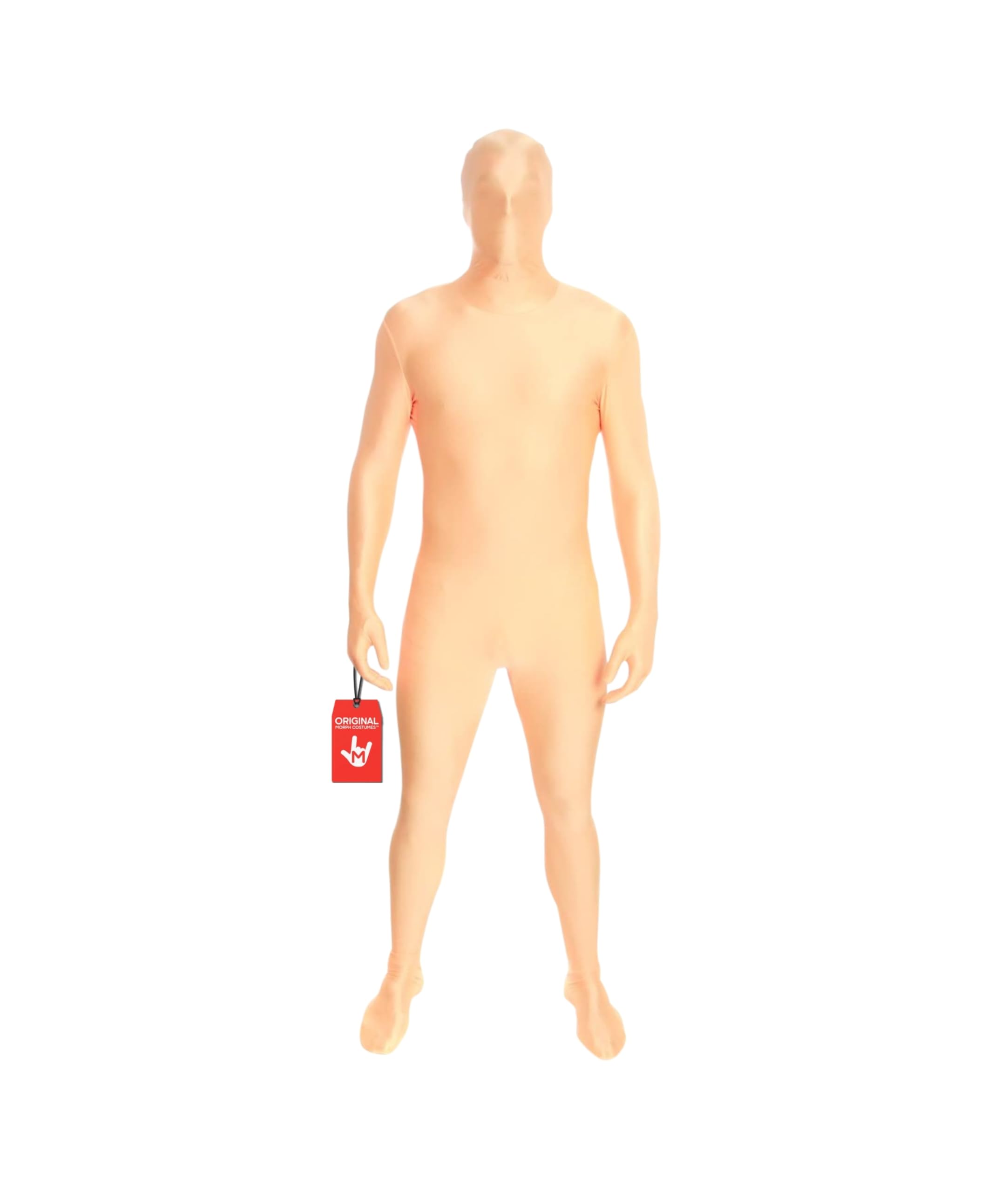 Morphsuits Goldener Morphsuit für Erwachsene, Ganzkörperanzug Herren Damen, Faschingskostüm - L (163cm-175cm)