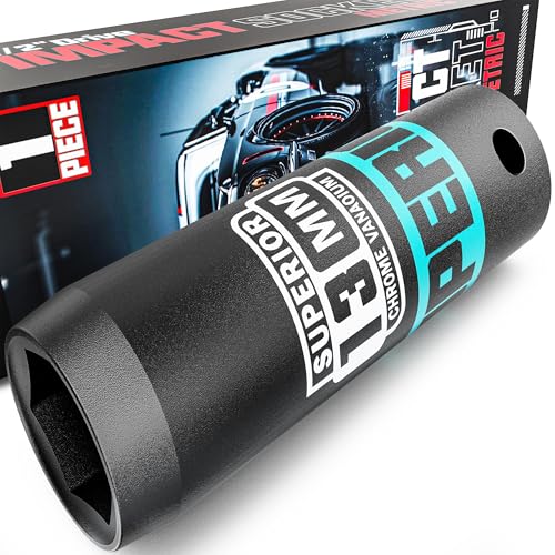 Image of 1 /2 inch Drive Impact Socket, 13 mm Deep Socket, Metric, 6 Point, CR-V, for Automotive Maintaince, Mechanical Equipment Maintaince