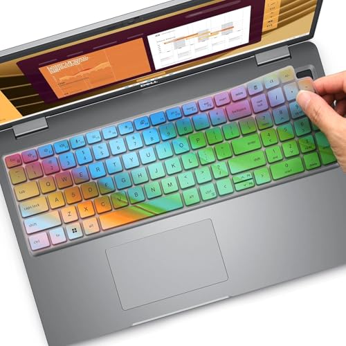 Protector de teclado colorido para Dell Latitude y Precision 15.6" miniatura 1