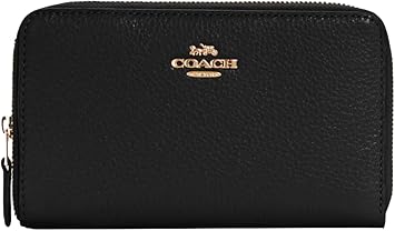 Coach Medium Id Zip Wallet (IM/Black)