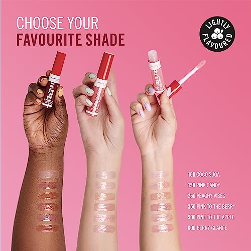 Miniatura 7 de Rimmel London Thrill Seeker Glassy Gloss Brillo Labial Pink To The Berry 10ml