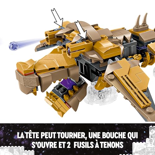 LEGO | Marvel Les Avengers Contre Le Léviathan, Jouet pour Enfants, Figurine de Hulk et Minifigurines de Captain America, Loki, Black Widow et Chitauri pour Garçons et Filles dès 7 Ans 76290