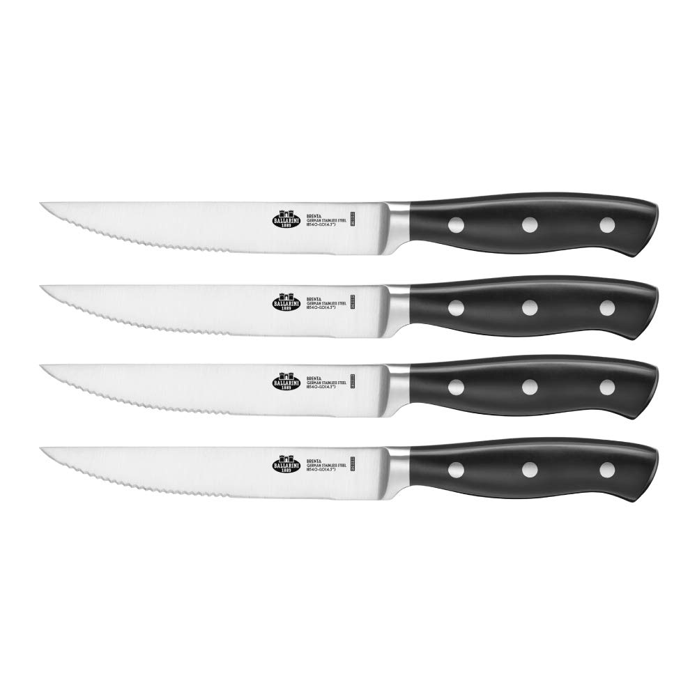 Set à steak Ballarini avec lames tranchantes en acier inoxydable