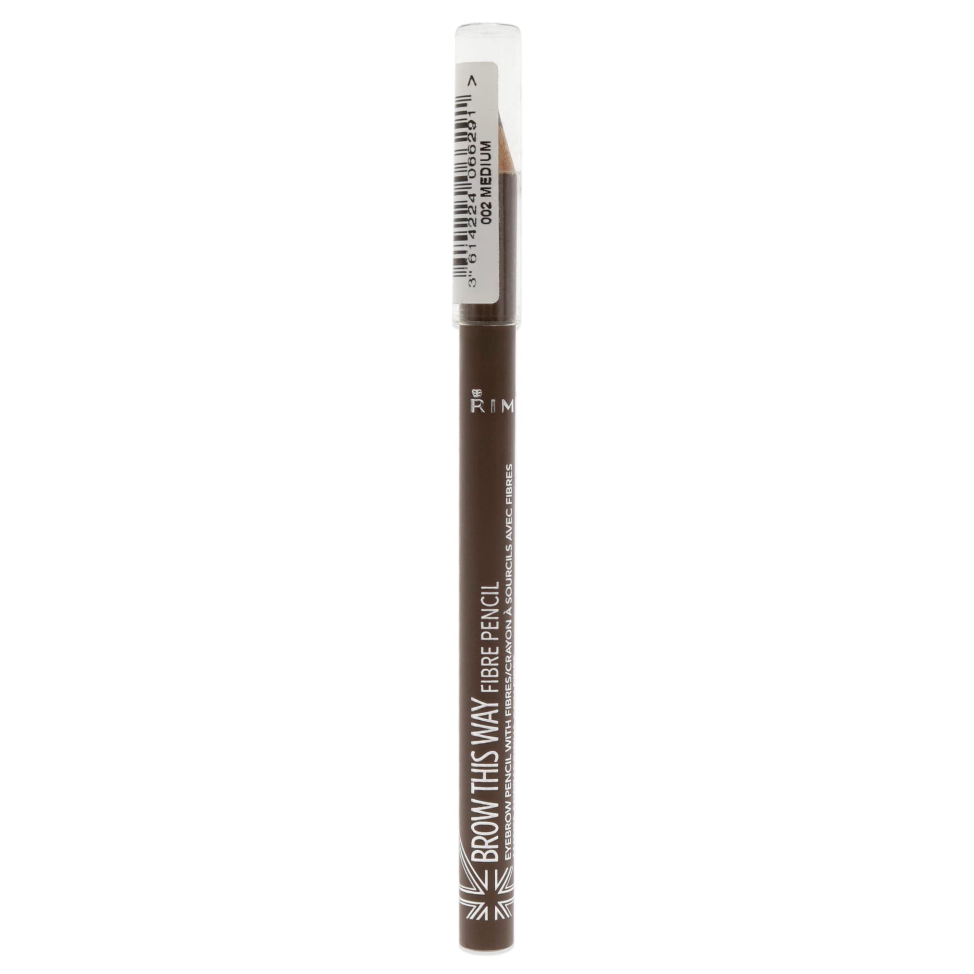 Rimmel Brow This Way Fibre Pencil, Medium Brown, 1.1g
