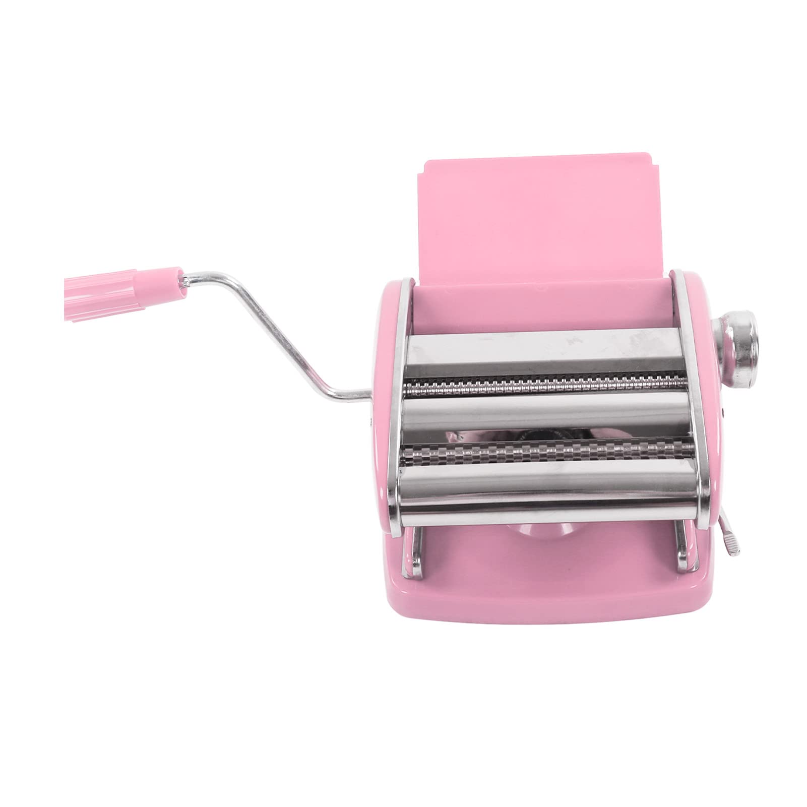 Ejoyous Nudelmaschine, Nudelmaschine aus Edelstahl, Manuelle Nudelpresse mit Saugfuß, Abgerundete Ecken, Einfache Reinigung, für Hausgemachte Pasta und Nudeln für Familien (Saugnapf 2 Messer)