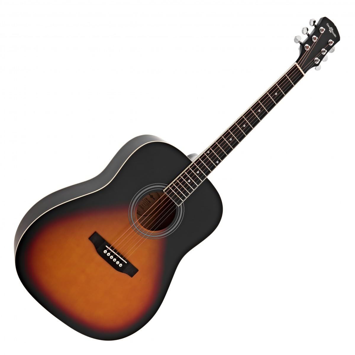Guitare Acoustique Dreadnought et pack Accessoires par Gear4music, Sunburst