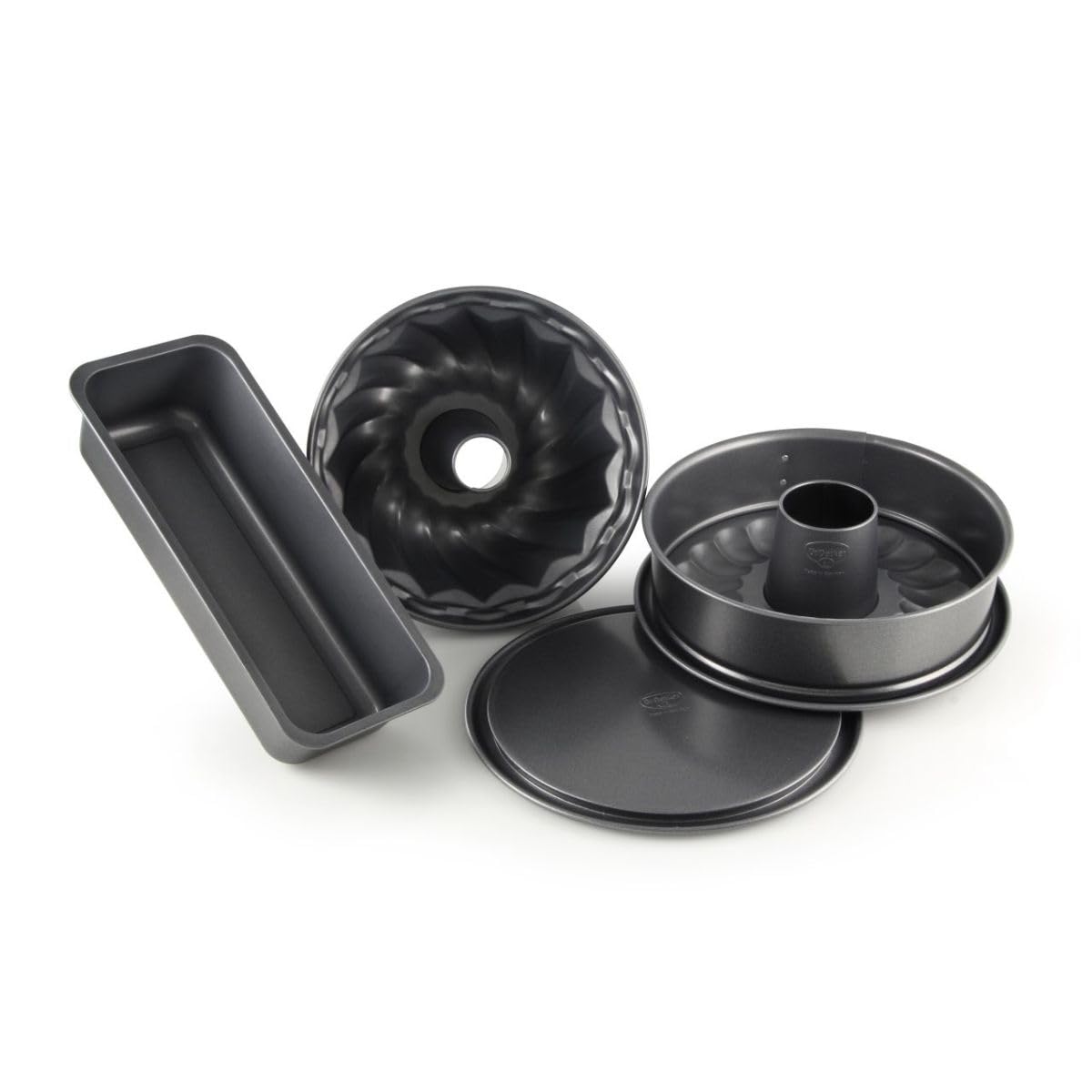 Dr. Oetker Baking tin Set Back-Harmonie Set of 4 in Black, 30 x 30 x 11.5 cm