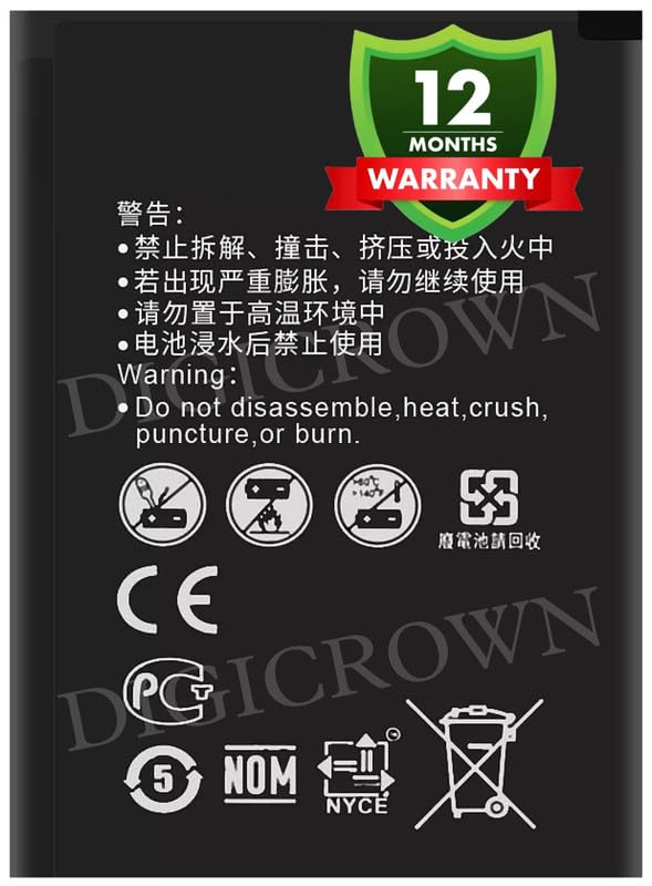 Image of Original HB434666RBC Battery Compatible for Huawei Airtel Vodafone Router 4G Hotspot Battery - (1500mAh) - 1 Year Warranty