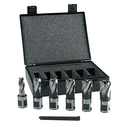 Evolution Power Tools Long Series Magnetic Drilling Cutter Kit, 50 mm (Pack of 6)