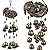 Gardenvy Bird Nest Wind Chime, Bird Bells Chimes with 12 Wind Bells for Glory Mother’s Love Gift, Garden Backyard Church Hanging Decor, Bronze