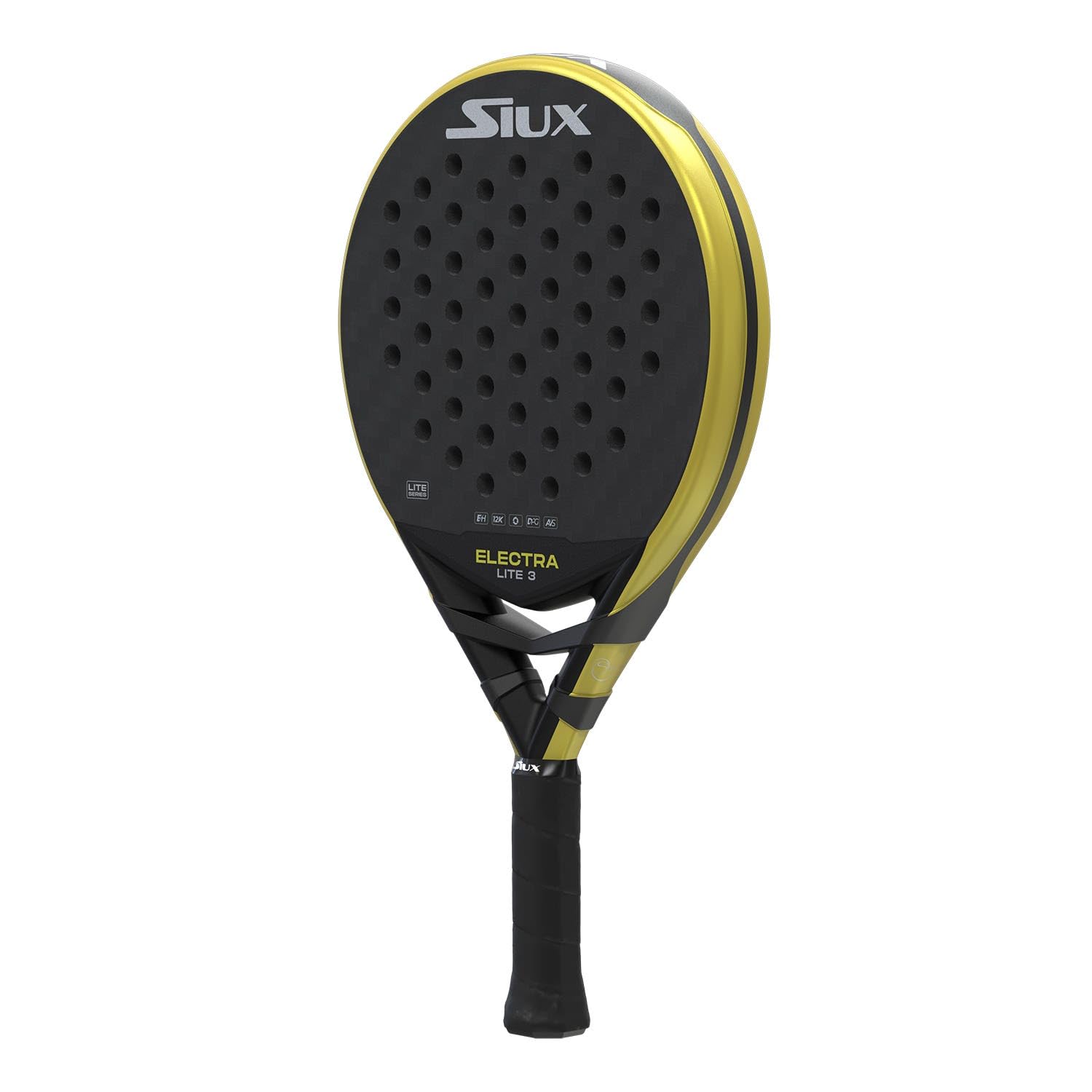 Siux - Pala de Pádel Electra Lite 3 Nivel avanzado Forma híbrida - Potencia con Mucho Control