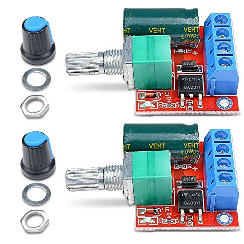 : Aideepen 2個 PWM コントローラ 5A DC4.5V-35V