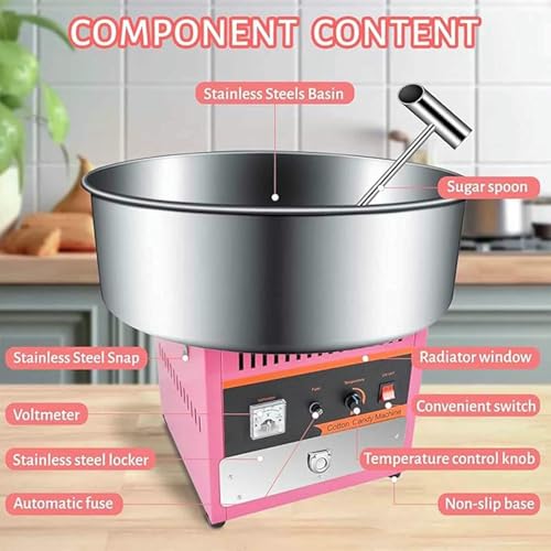Daddys Bartmaschine, 1000 -W -Bartmaschine Von Daddy Mit Anti -Schock -System, Einstellbare Temperatur, Hochgeschwindigkeitsmotor Und Konischer Zuckerschale Für Das Haus, Handel ~// – Bild 4