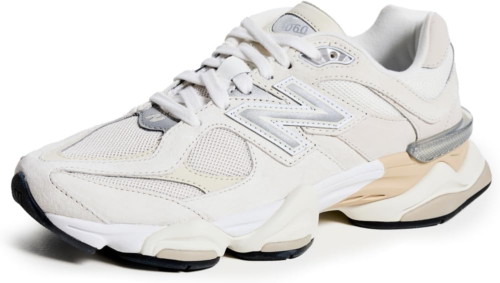 New Balance 9060 Unisex Sneakers, Sea Salt|Moonbeam|Turtledove, 11.5 US Women/10 US Men