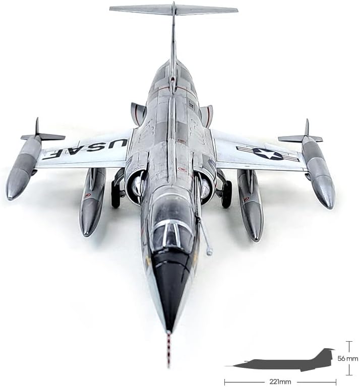 Miniatura 4 de Academy Hobby - Kits de modelos de plástico a escala 172 USAF F-104C Guerra de Vietnam