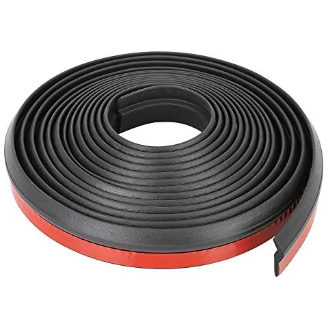 X AUTOHAUX 4m x 23mm Universal Car Z Shape Rubber Weather Waterproof Strip Seal Edge Protector Cover